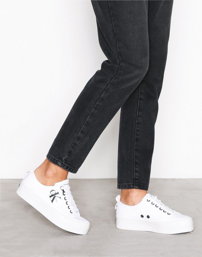 calvin klein jeans zolah canvas trainers